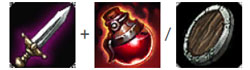 Doran's Sword / Doran's Shield + Blood pot