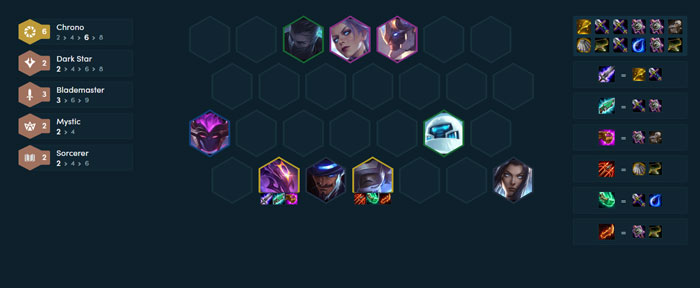 The Standard Team of Xerath Sword Visitor - Time Space
