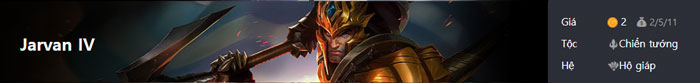 Jarvan IV: a powerful 2-gold card of the Warring States and Armor system