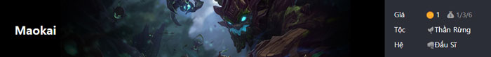 Maokai - The God of the Forest