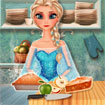 Elsa làm bánh táo