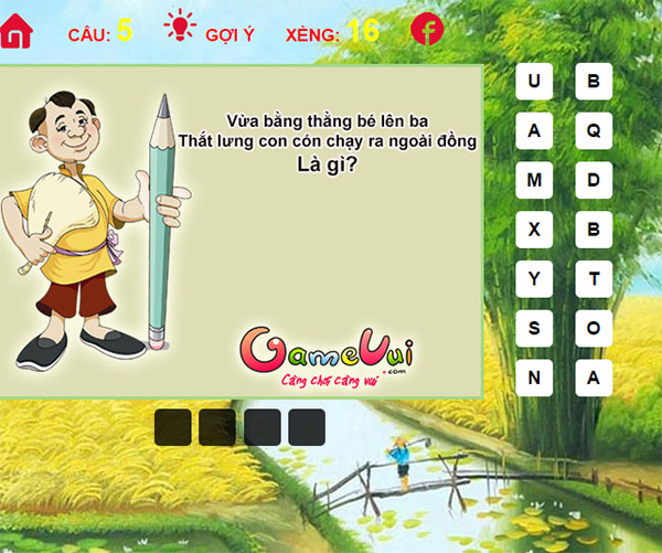 Game Đố Vui - Tuyển Tập Câu Đố Dân Gian - Game Vui