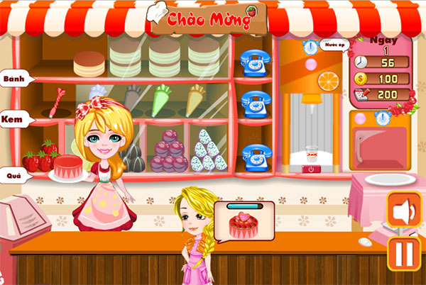 Game Tiệm Bánh Kem - Cake Shop - Game Vui