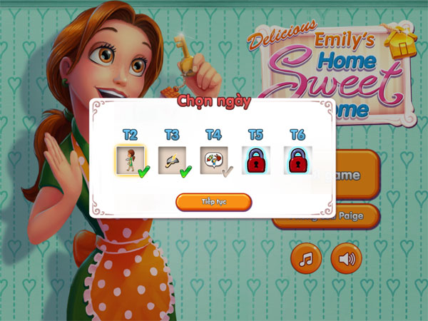 Game Ngôi nhà mơ ước - Delicious - Emily\'s Home Sweet Home - Game Vui