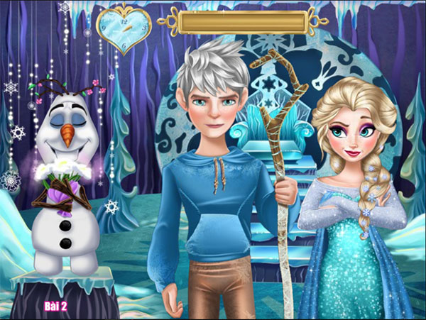 Game Elsa Kiss - Frozen Elsa Kiss - Game Vui