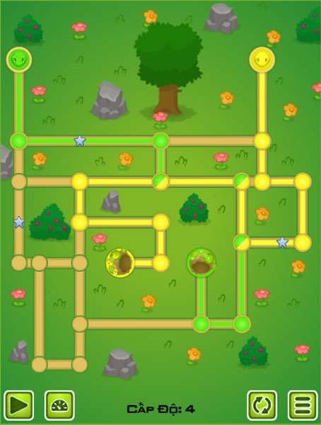 Game Mê Cung Rắn - Snakes Maze - Game Vui