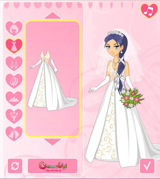 Game Váy cưới của Lily Wedding Lily Game Vui
