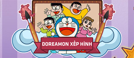 Xếp hình Doraemon