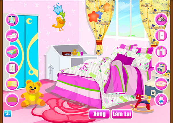 Game Trang trí phòng ngủ 2 - Cute Room Decoration - Game Vui