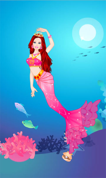 Nàng tiên cá - Sách dán hình trang phục búp bê kể chuyện -sticker dolly  dressing mermaid (Chim Xinh) - YouTube