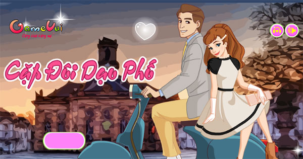 Game Cặp Đôi Dạo Phố - Dating In Rome - Game Vui