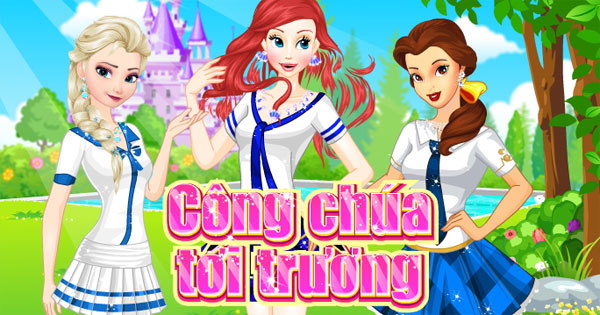 Game Công chúa tới trường - Princess College Girls - Game Vui