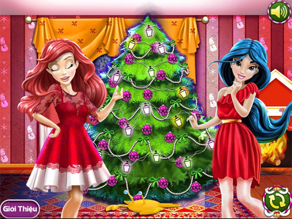 Game Trang trí cây thông Noel 2 - Disney Princesses Christmas Tree ...