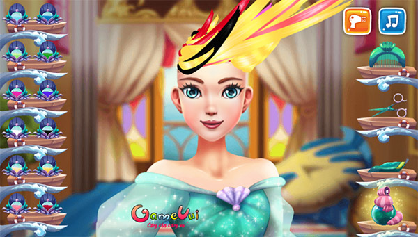 Sea Princess Hairdresser Game Vui