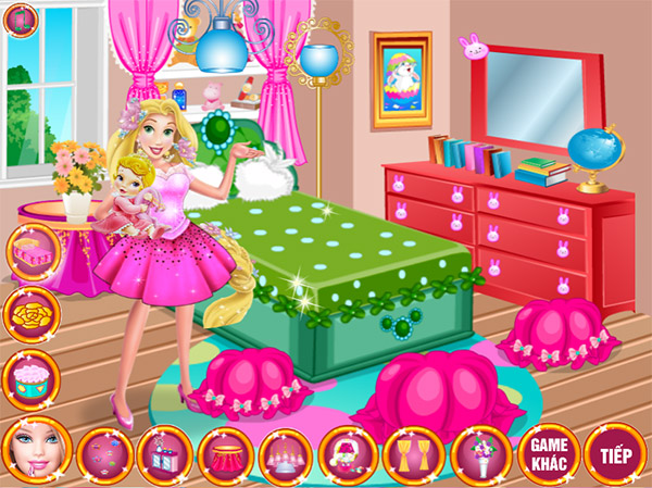 Game Phòng ngủ cho bé - Sweet Baby Bedroom - Game Vui