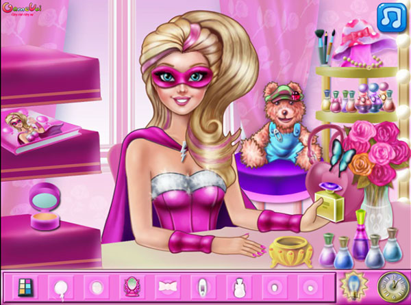 Game Phòng Trang Điểm Của Barbie - Game Vui