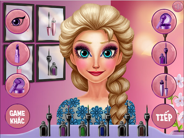 Game Trang Điểm Công Chúa 2 - Ice Queen Makeup Time - Game Vui