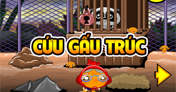 Game Chú Khỉ Buồn: Cứu Gấu Trúc - Stage 0014 - Game Vui