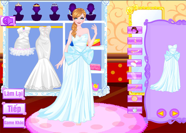 Game Váy cưới của công chúa - Princess Belle Gorgeous Ball Dress Up - Game  Vui
