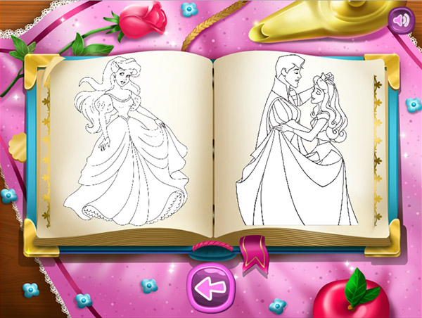 Game Tô Màu Công Chúa - Princess Coloring Book I - Game Vui