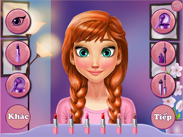 Game Trang Điểm Công Chúa Anna - Ice Princess Makeup Time - Game Vui