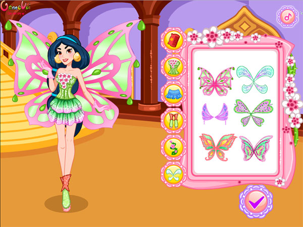 Game Thời Trang Jasmine - Jasmine Princess Winx Style - Game Vui