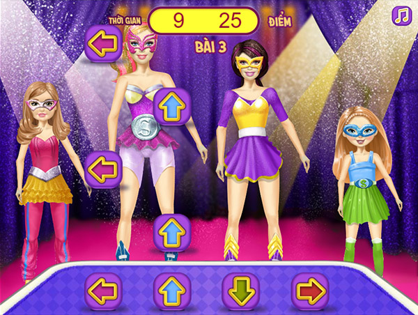 Game Barbie Nhảy Audition - Super Barbie Dancer Team - Game Vui