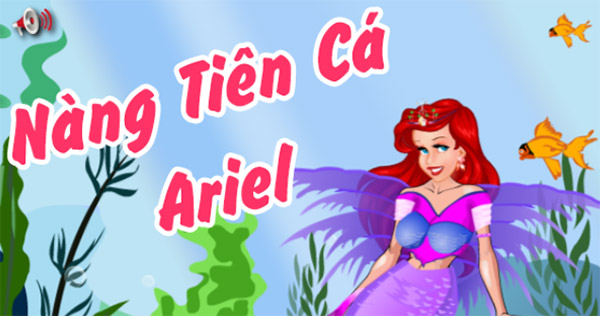 Game Nàng tiên cá Ariel - Cute Mermaid Dress Up - Game Vui