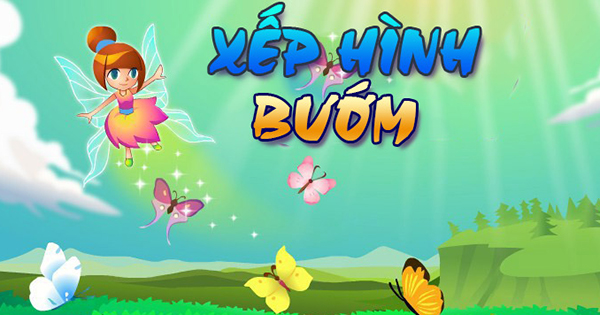 Game Xếp hình bướm - Game Vui