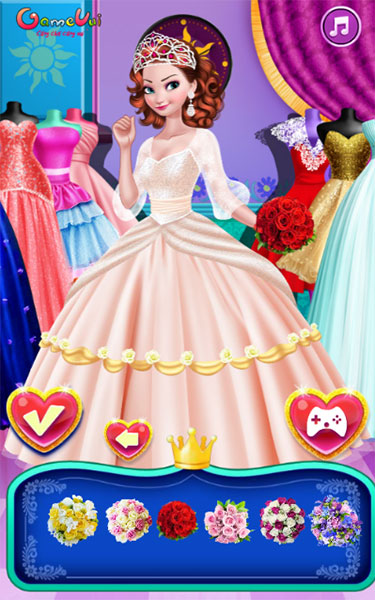Rapunzel Wedding  Dress  Designer  Game  Vui