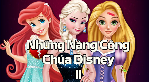 Game Những Nàng Công Chúa Disney 2 - Princesses Troubles - Game Vui