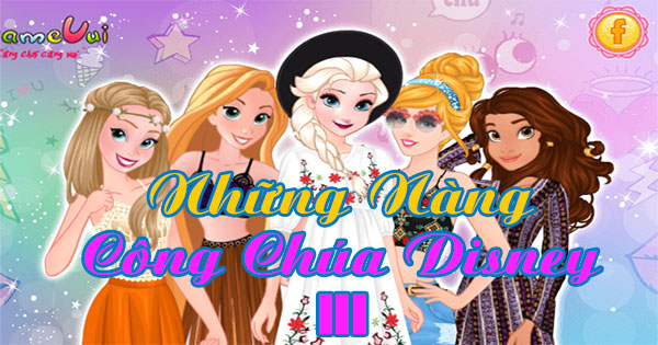Game Những Nàng Công Chúa Disney 3 - Princesses Festival Fun - Game Vui