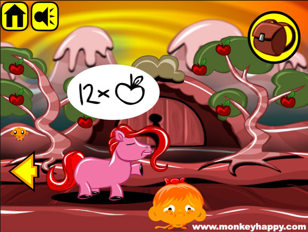 Game Chú Khỉ Buồn: Chú Ngựa 1 Sừng Và Hoàng Hậu - Monkey Happy Stage 06 -  Game Vui