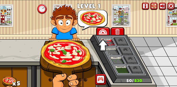 Game Tập Làm Bánh Pizza - Pizza Party - Game Vui