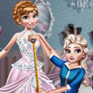 Elsa thiết kế váy cưới