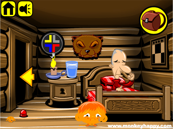 Game Chú Khỉ Buồn: Hang Dơi - Monkey Go Happy Stage 90 - Game Vui