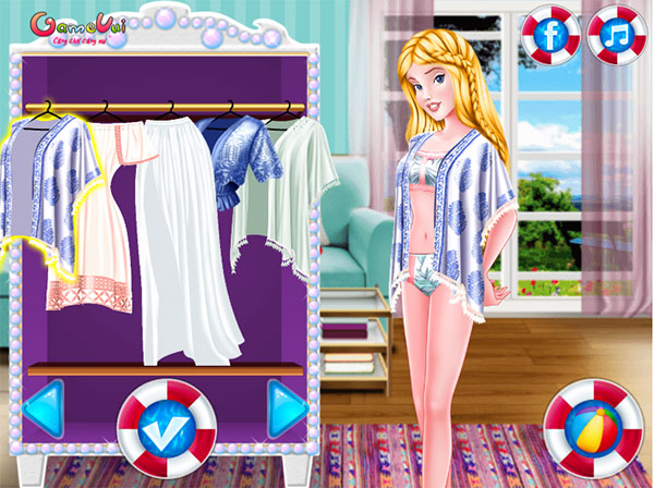 Game Công Chúa: Thời Trang Áo Tắm - Princesses Swimwear Fashion - Game Vui