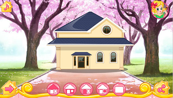 Game Ngôi nhà công chúa - Princess Dream House Decor - Game Vui