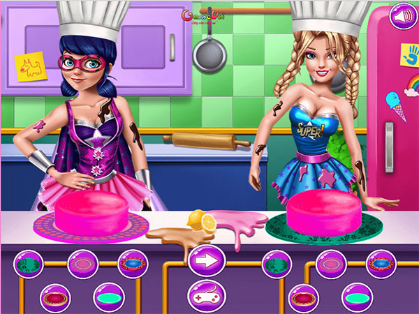 Game Cuộc Thi Nấu Ăn - Super Hero Cooking Contest - Game Vui
