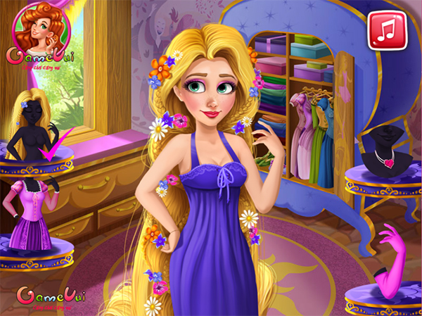 Game Công Chúa Tóc Mây Làm Đẹp - Blonde Princess Spa Day - Game Vui