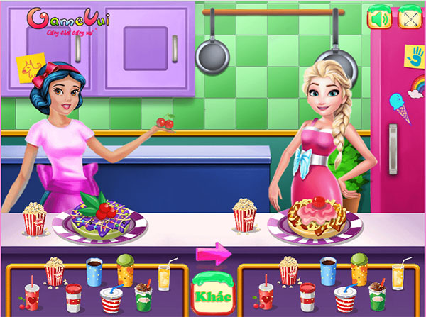 Game Công Chúa: Thi Nấu Ăn - Princesses Cooking Contest - Game Vui