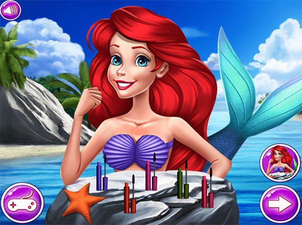 Game Trang Điểm Công Chúa Mermaid - Princess Summer Make Up - Game Vui
