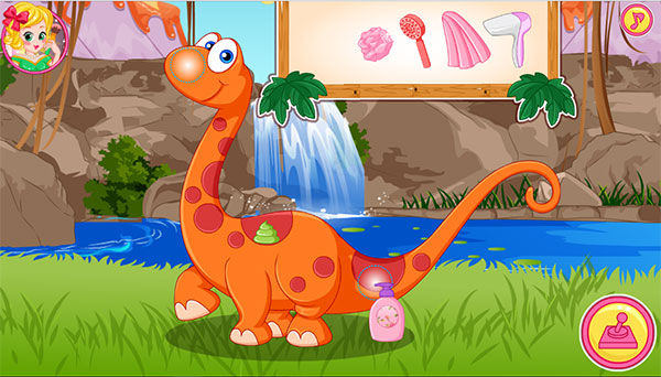 Game Chăm Sóc Khủng Long - Princess Baby Pet Dino - Game Vui