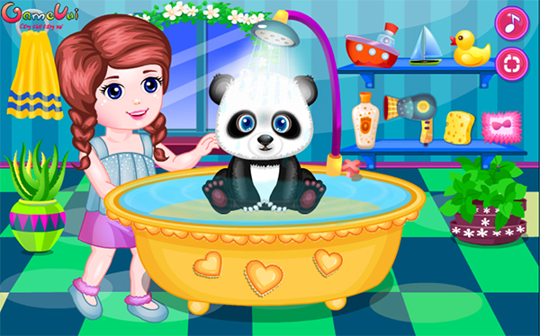 Game Chăm Sóc Gấu Panda - Cute Pet Panda - Game Vui