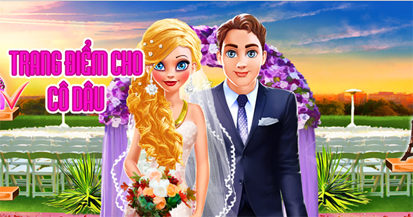 Game Trang Điểm Cho Cô Dâu - Nina Wedding - Game Vui