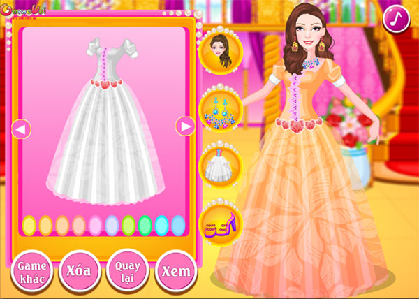 Game Công Chúa: Trang Phục Dự Tiệc - Princess Party Dress Design - Game Vui
