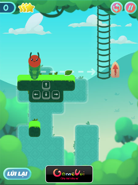 Game Chú Sâu Thông Minh - Caterpillar Crossing - Game Vui