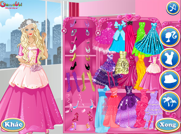 Game Barbie: Thời Trang Dự Tiệc - Princess Goes To Prom - Game Vui