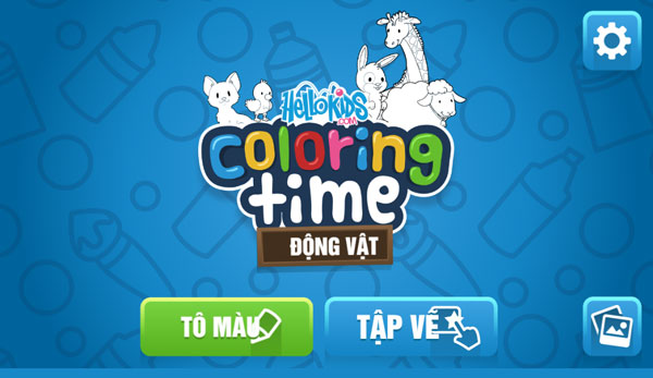 Game Bé Thích Tô Màu - Hellokids Animals - Game Vui