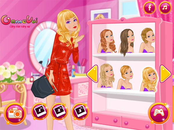 Game Barbie: Thời trang màu đỏ - Barbie's Red Addiction - Game Vui